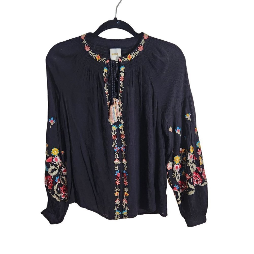 Anthropologie Maeve Lanie Peasant Top Size XS - Picture 5 of 11